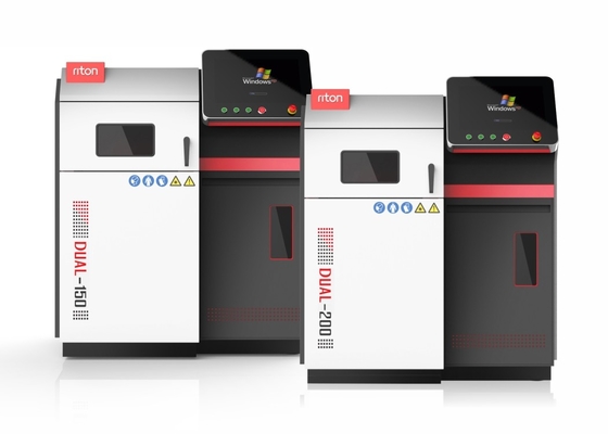RITON DUAL150 CE DLMS 3D 프린터 두배 섬유 레이저 50μM 은 프린팅