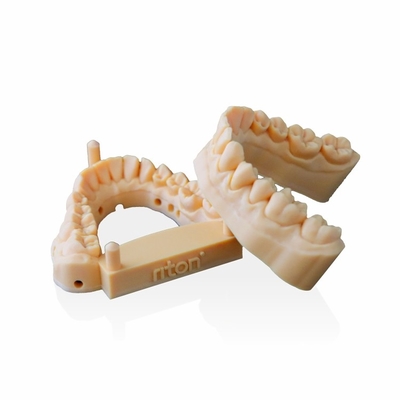 생체조직이나 기관과 잘 교합할 수 있는 3D 프린팅고 정밀도 수지를 위한 노란 치아의 모델 수지